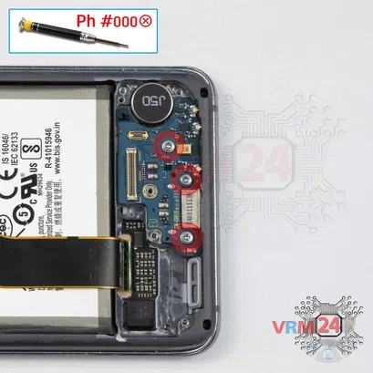 Como desmontar Samsung Galaxy S20 SM-G981 por si mesmo, Passo 11/1