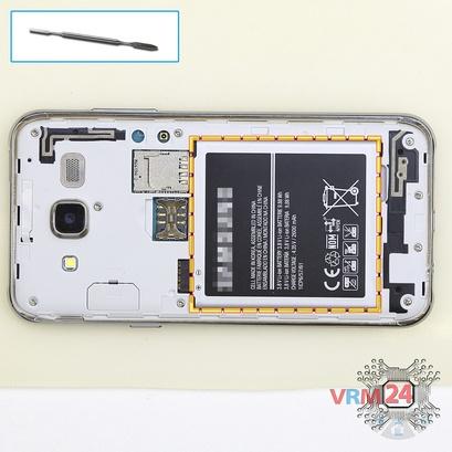 How to disassemble Samsung Galaxy J5 SM-J500, Step 2/1