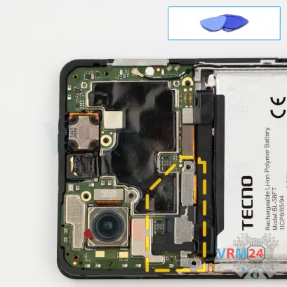 Как разобрать Tecno Pova 6, Шаг 10/1