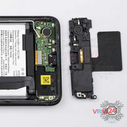 Como desmontar Asus ZenFone 7 Pro ZS671KS, Passo 11/2