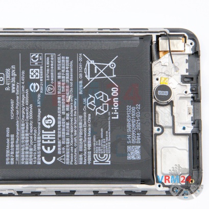 How to disassemble Xiaomi Redmi Note 10, Step 16/3