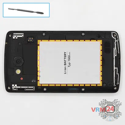 How to disassemble LG L Fino D295, Step 2/1