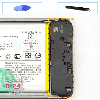 How to disassemble vivo Y93, Step 14/1