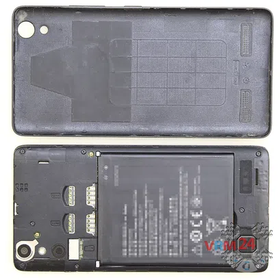 How to disassemble Lenovo A6000, Step 1/2