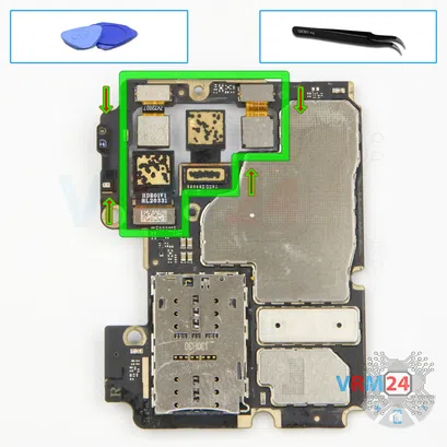 How to disassemble ZTE Blade V20 Smart, Step 17/1