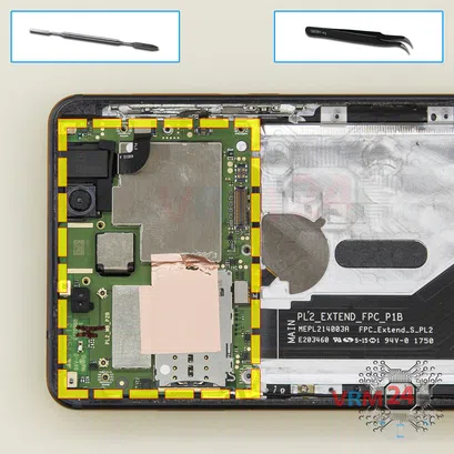 How to disassemble Nokia 6.1 TA-1043, Step 14/1