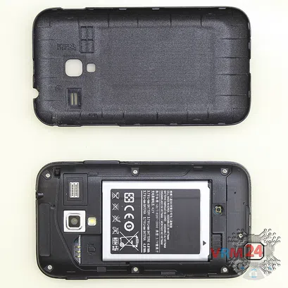 Как разобрать Samsung Galaxy Ace Plus GT-S7500, Шаг 1/2