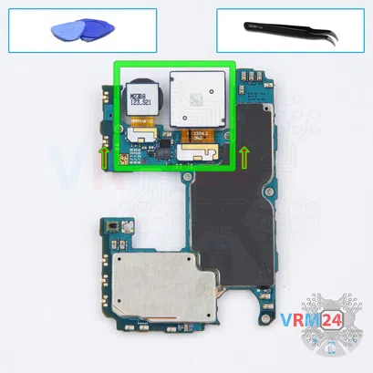 How to disassemble Samsung Galaxy A53 SM-A536, Step 18/1