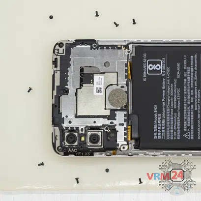 How to disassemble Xiaomi Redmi S2, Step 3/2