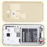 How to disassemble Samsung Galaxy J5 SM-J500, Step 1/2
