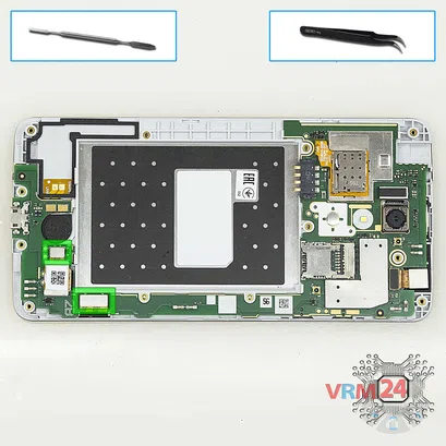 How to disassemble LG K8 (2017) X240, Step 6/1