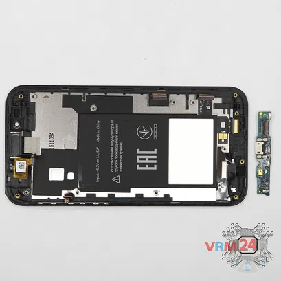 Cómo desmontar Asus ZenFone Go ZC451TG, Paso 10/4