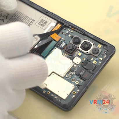 Cómo desmontar Samsung Galaxy A71 5G SM-A7160, Paso 6/3
