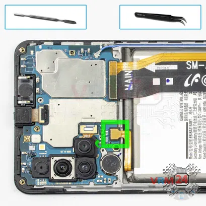 Cómo desmontar Samsung Galaxy A31 SM-A315, Paso 6/1