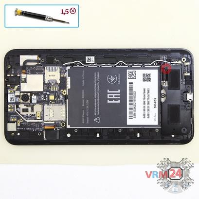 How to disassemble Asus ZenFone 2 Laser ZE601KL, Step 5/1