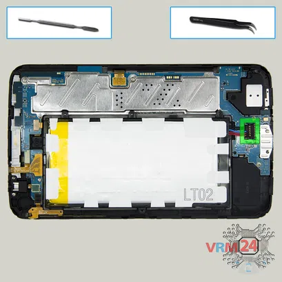 How to disassemble Samsung Galaxy Tab 3 7.0'' SM-T2105, Step 3/1