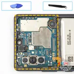 Cómo desmontar Samsung Galaxy A71 5G SM-A7160, Paso 15/1