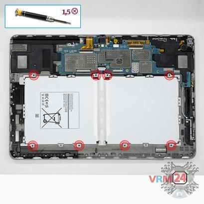 How to disassemble Samsung Galaxy Note Pro 12.2'' SM-P905, Step 10/1
