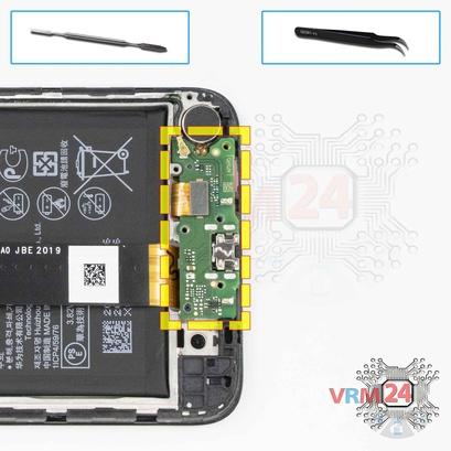 How to disassemble Huawei Honor 9S, Step 10/1