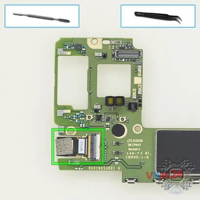 How to disassemble Motorola Moto Z2 Play XT1710, Step 14/1