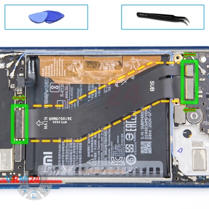 How to disassemble Xiaomi Mi 10 Lite, Step 9/1