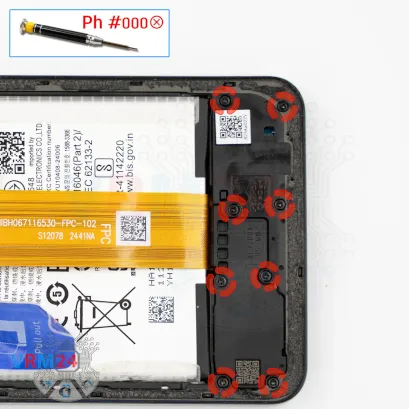How to disassemble Samsung Galaxy A06 SM-A065, Step 5/1