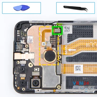 Como desmontar Realme Narzo 50A por si mesmo, Passo 12/1