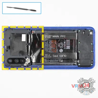 How to disassemble Xiaomi Mi 9 Lite, Step 4/1