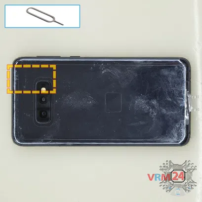 How to disassemble Samsung Galaxy S10e SM-G970, Step 1/1