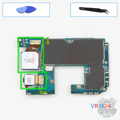 How to disassemble Samsung Galaxy A36 SM-A366, Step 16/1