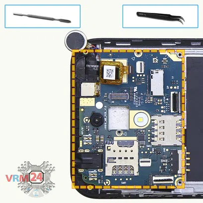 How to disassemble Asus ZenFone Live G500TG, Step 12/1