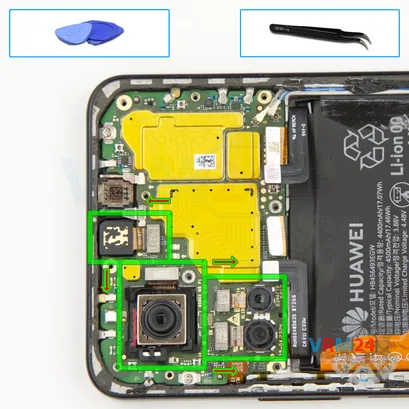 How to disassemble Huawei Nova 10 SE, Step 15/1