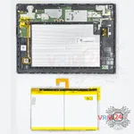 Как разобрать Lenovo Tab 4 TB-X304L, Шаг 3/2