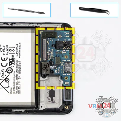 Como desmontar Samsung Galaxy A51 SM-A515 por si mesmo, Step 9/1