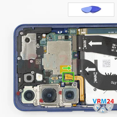 How to disassemble Samsung Galaxy S25 SM-S931, Step 6/1