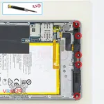 How to disassemble Huawei MediaPad M3 Lite 8", Step 8/1
