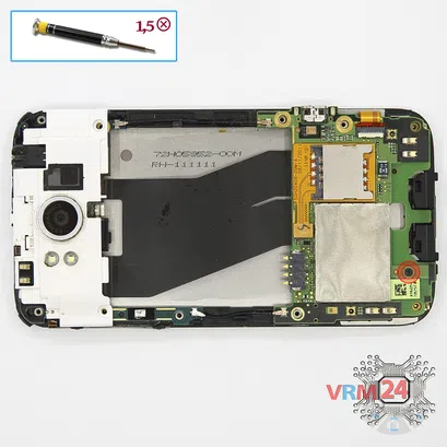 How to disassemble HTC Sensation XL, Step 6/1