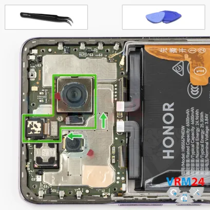 How to disassemble Honor X9c, Step 15/1