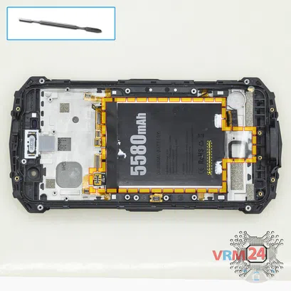 How to disassemble Doogee S60 IP68, Step 18/1