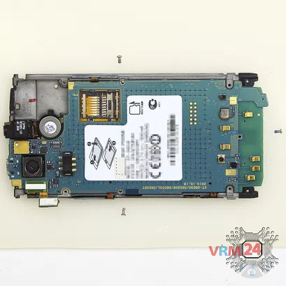 How to disassemble Samsung Wave 2 GT-S8530, Step 15/2