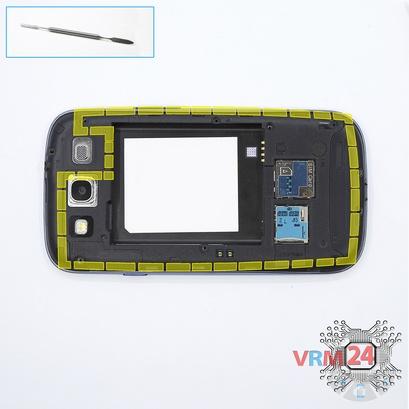 How to disassemble Samsung Galaxy S3 GT-i9300, Step 4/1