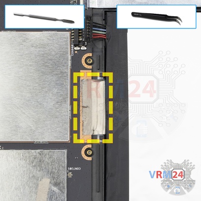 Como desmontar Asus ZenPad 10 Z300CG por si mesmo, Passo 8/1