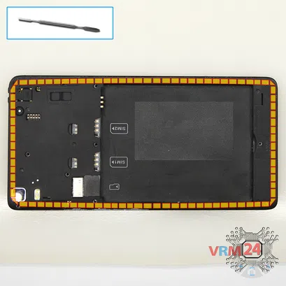 How to disassemble Lenovo K3 Note, Step 4/1