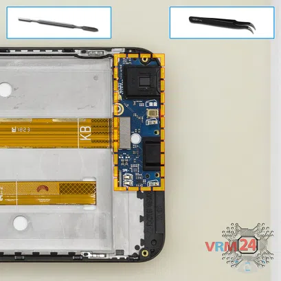 Cómo desmontar Asus ZenFone Max Pro ZB602KL, Paso 12/1