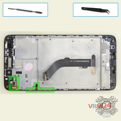 How to disassemble Huawei Honor 5C, Step 17/1