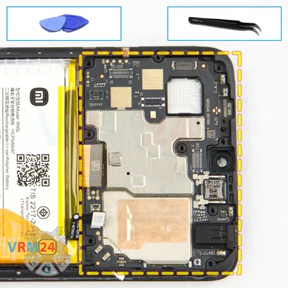 How to disassemble Xiaomi Redmi 12C, Step 14/1