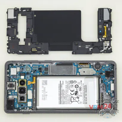 Cómo desmontar Samsung Galaxy S10 Plus SM-G975, Paso 4/2