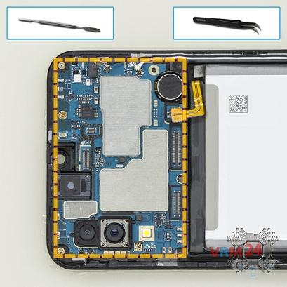 Como desmontar Samsung Galaxy A30 SM-A305 por si mesmo, Passo 12/1