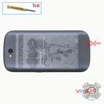 Como desmontar Yota YotaPhone 2 YD201 por si mesmo, Passo 2/1