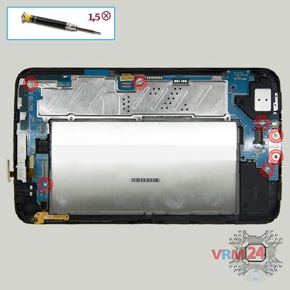 Как разобрать Samsung Galaxy Tab 3 7.0'' SM-T2105, Шаг 7/1